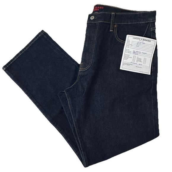 Lucky Brand Cole Hauser Made in USA Athletic Straight Men's Jeans W38 L32 Rinse - Picture 1 of 16
